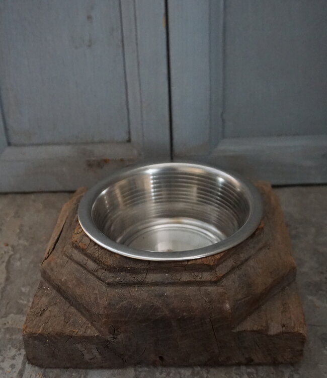 Rene Houtman Voerbak | Oud Indische Poer | H10 x D20 cm