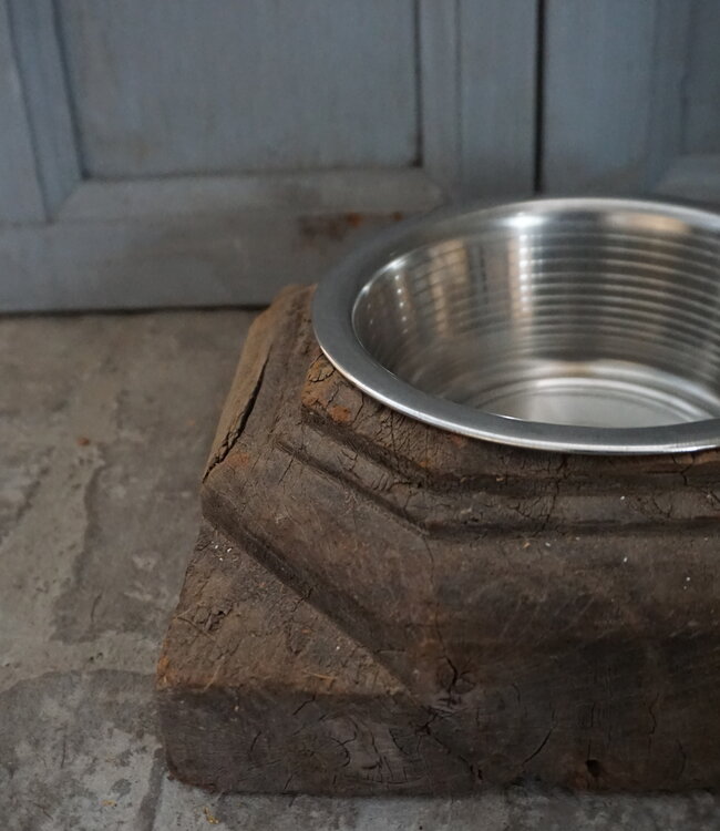 Rene Houtman Voerbak | Oud Indische Poer | H10 x D20 cm