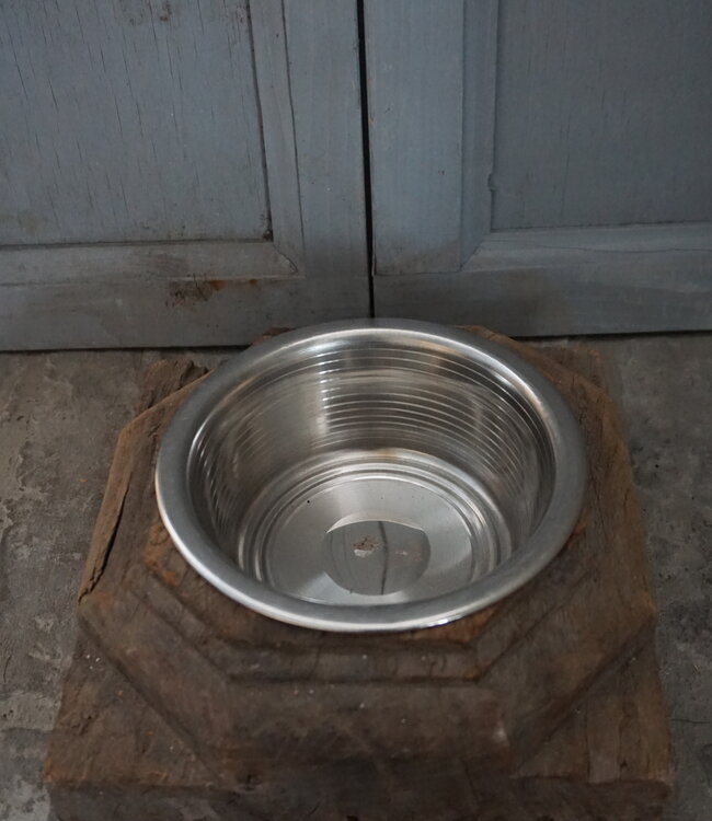 Rene Houtman Voerbak | Oud Indische Poer | H10 x D20 cm