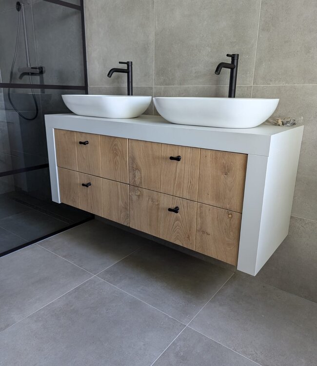 Rene Houtman Badkamermeubel Patrick | Eiken | Kies Maat