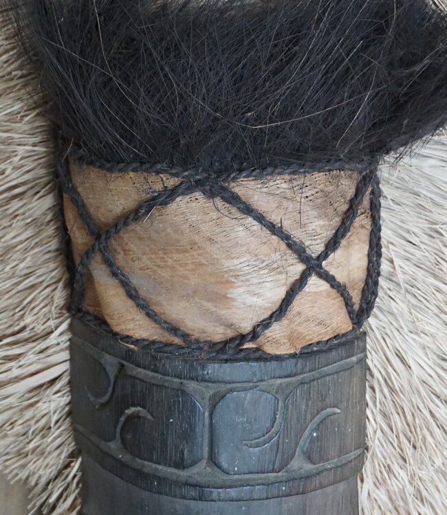 Rene Houtman Houten Tribal Masker | Indonesisch | H106 x B17 cm