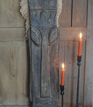 Rene Houtman Houten Tribal Masker | Indonesisch | H108 x B20 cm