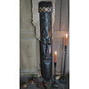 Houten Tribal Masker | Indonesisch | H108 x B16 cm
