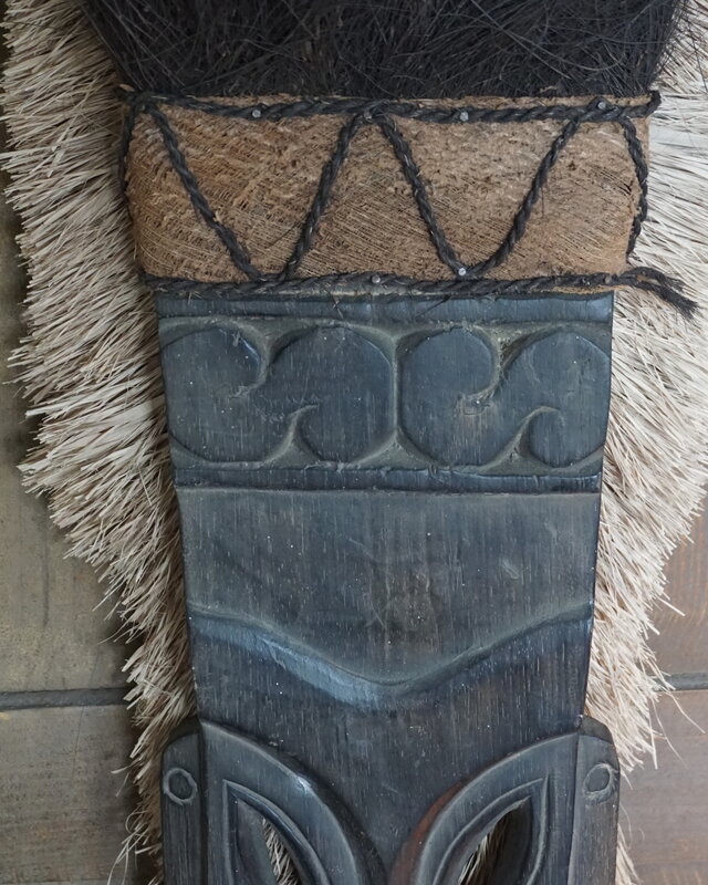 Rene Houtman Houten Tribal Masker | Indonesisch | H107 x B17 cm
