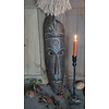 Houten Tribal Masker | Indonesisch | H60 x B14 cm