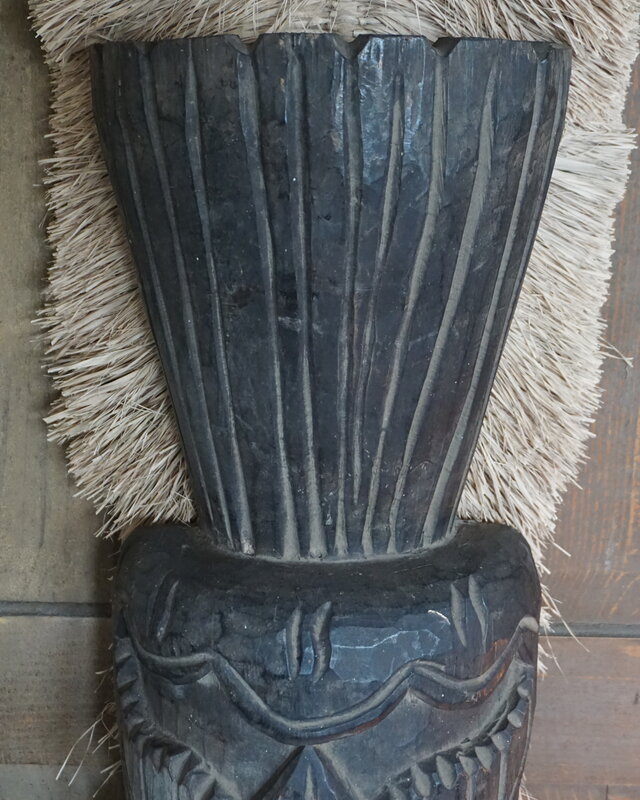 Rene Houtman Houten Tribal Masker | Indonesisch | H104 x B20 cm