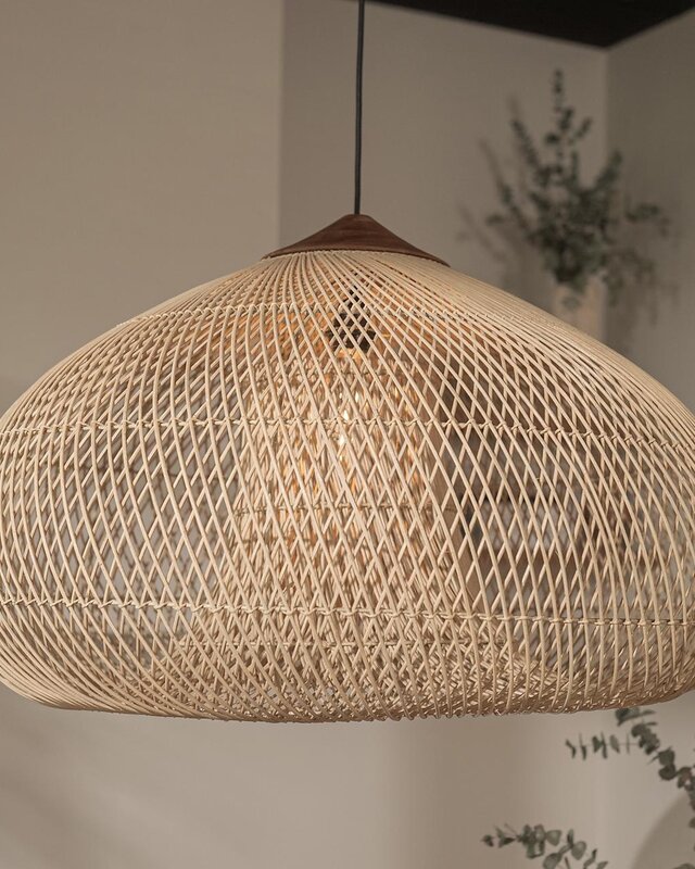D-Bodhi Rattan Drum Lamp | Naturel | H38 x D60 cm