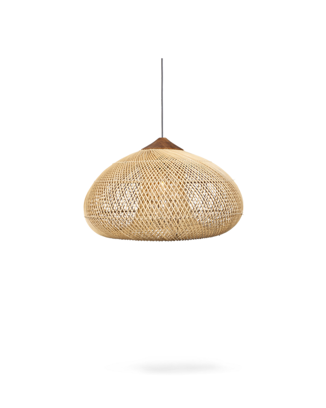 D-Bodhi Rattan Drum Lamp | Naturel | H38 x D60 cm