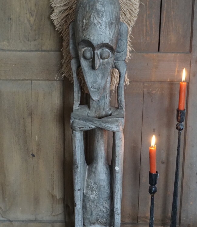 Rene Houtman Houten Tribal Pop | Indonesisch | H107 x B18 cm