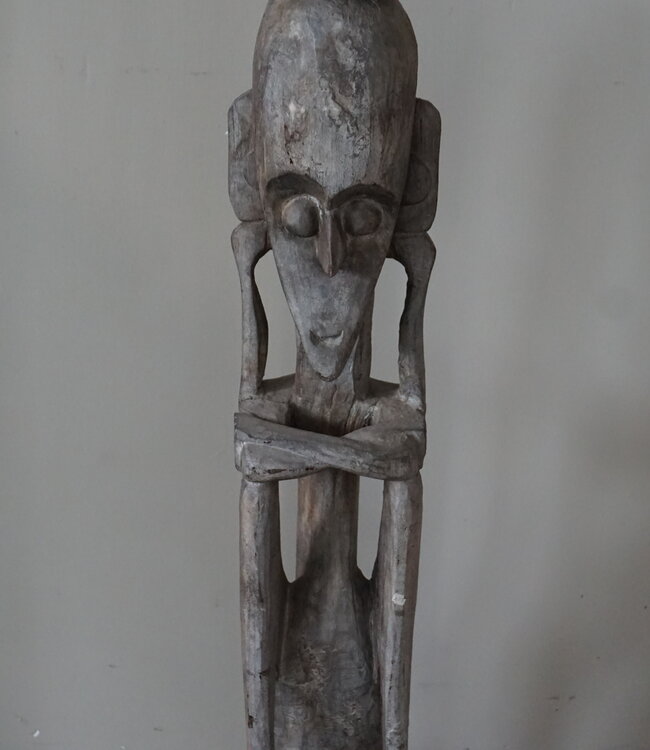 Rene Houtman Houten Tribal Pop | Indonesisch | H107 x B18 cm