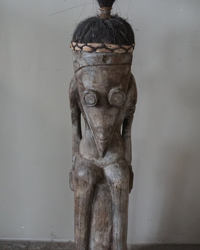 Rene Houtman Houten Tribal Pop | Indonesisch | H134 x B23 cm
