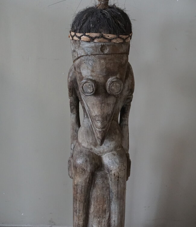 Rene Houtman Houten Tribal Pop | Indonesisch | H134 x B23 cm