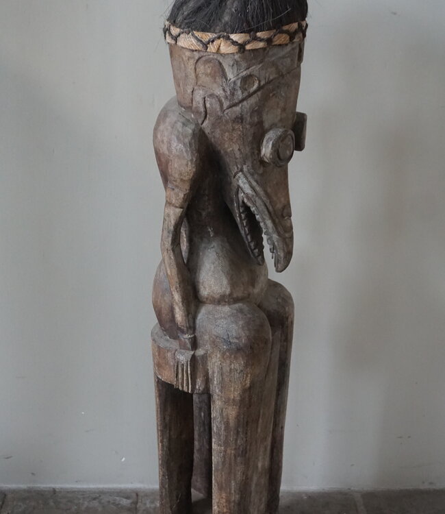 Rene Houtman Houten Tribal Pop | Indonesisch | H134 x B23 cm