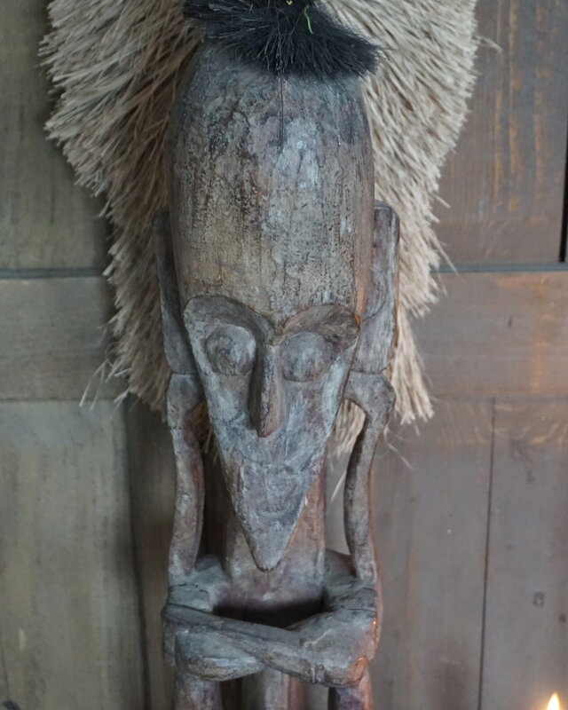 Rene Houtman Houten Tribal Pop | Indonesisch | H105 x B15 cm