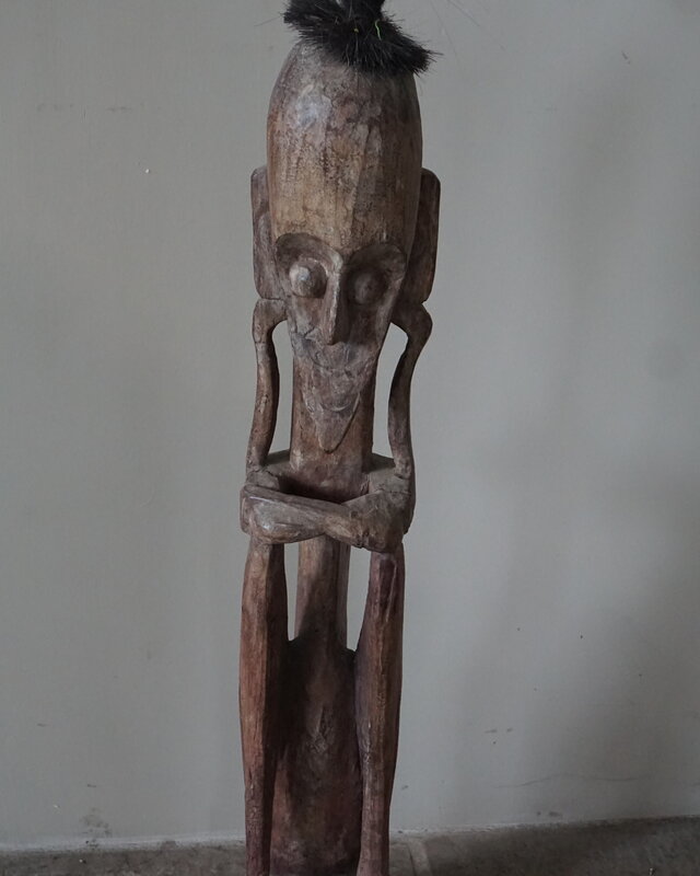 Rene Houtman Houten Tribal Pop | Indonesisch | H105 x B15 cm