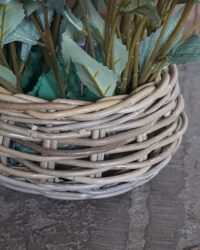 Rene Houtman Set Van 2 Ronde Manden | Rotan | Naturel
