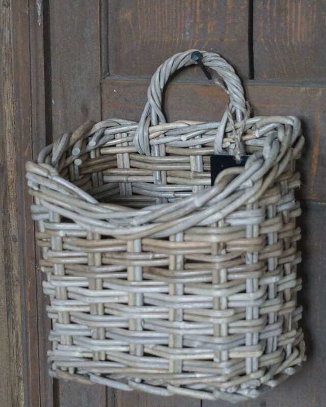 Rene Houtman Hangmand Met 1 Lus | Rotan | H22 x B20 x D12 cm