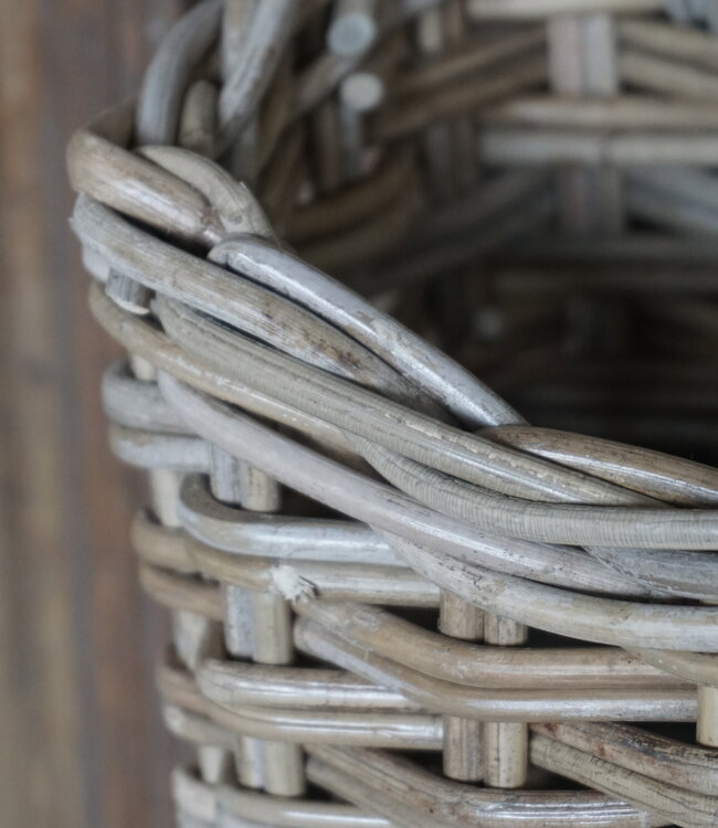 Rene Houtman Hangmand Met 1 Lus | Rotan | H22 x B20 x D12 cm