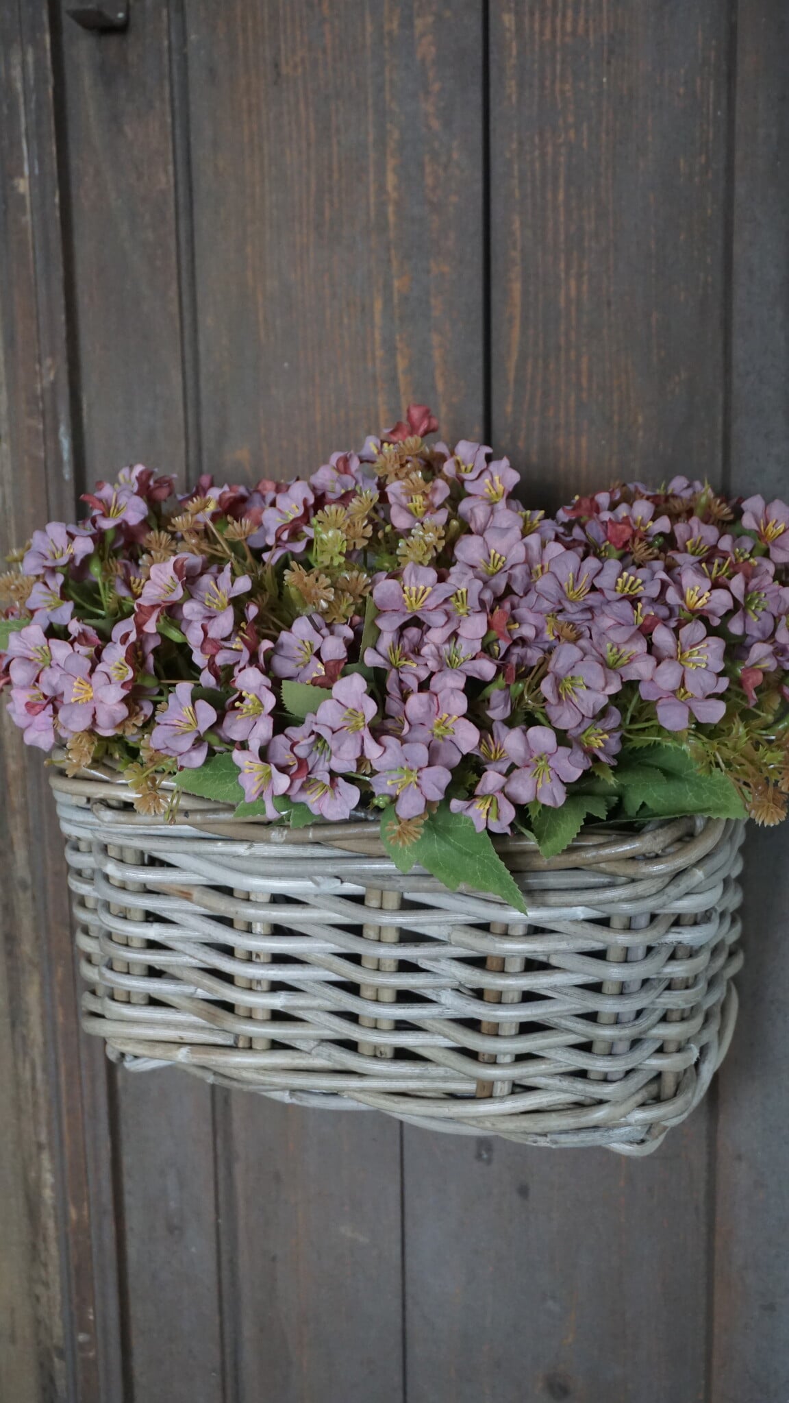 Rene Houtman Hangmand Met 2 Lussen | Rotan | H15 x B29 x D17 cm