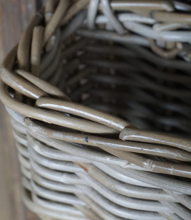 Rene Houtman Hangmand Met 2 Lussen | Rotan | H15 x B29 x D17 cm