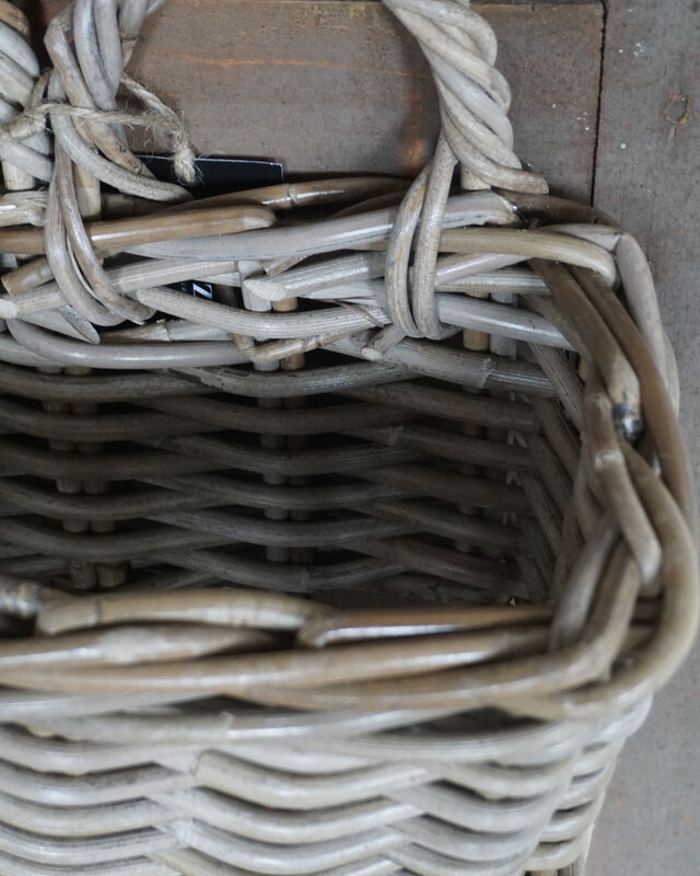 Rene Houtman Hangmand Met 2 Lussen | Rotan | H15 x B29 x D17 cm