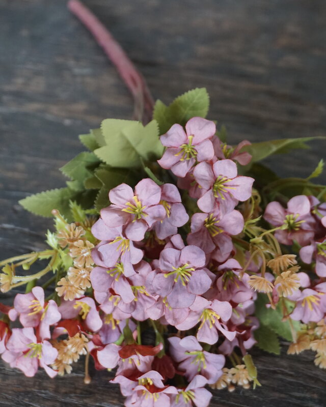 Rene Houtman Bundel Bloemen | Bruin/Roze | L40 cm