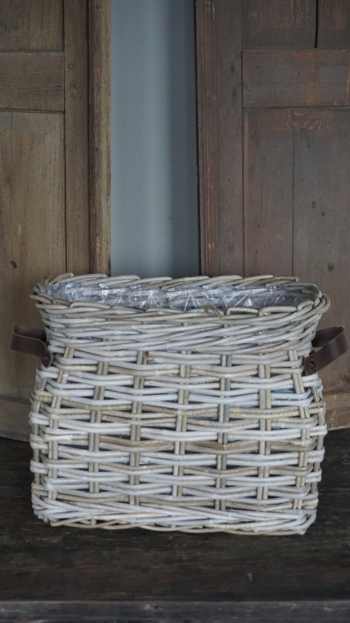 Rene Houtman Vensterbank Mand | Rotan | Small | H37 x B44 x D25 cm