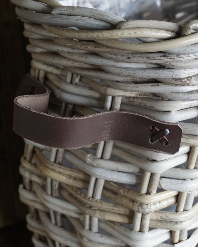 Rene Houtman Vensterbank Mand | Rotan | Small | H37 x B44 x D25 cm