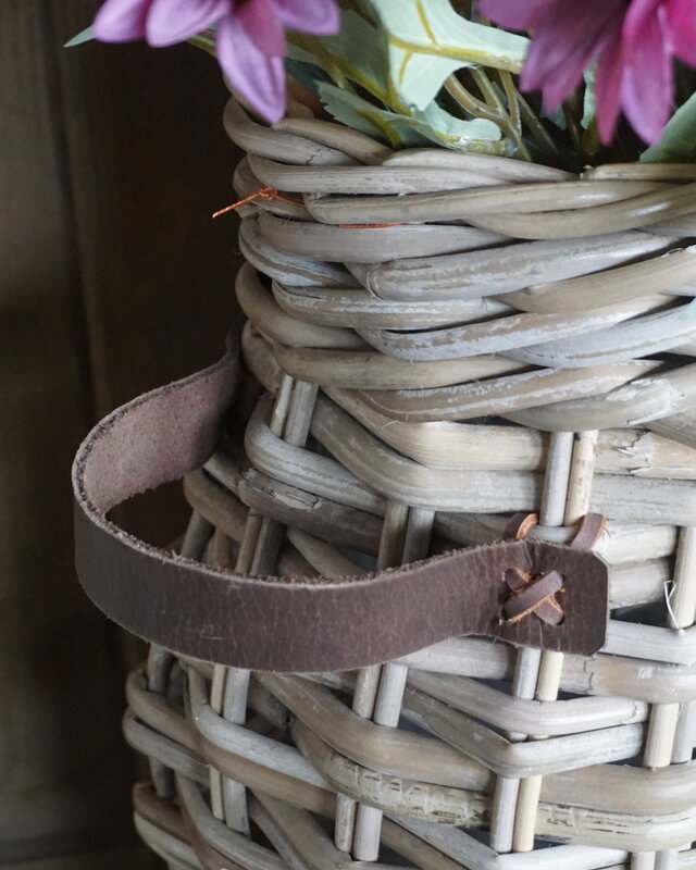 Rene Houtman Vensterbank Mand | Rotan | Medium | H40 x B45 x D17 cm