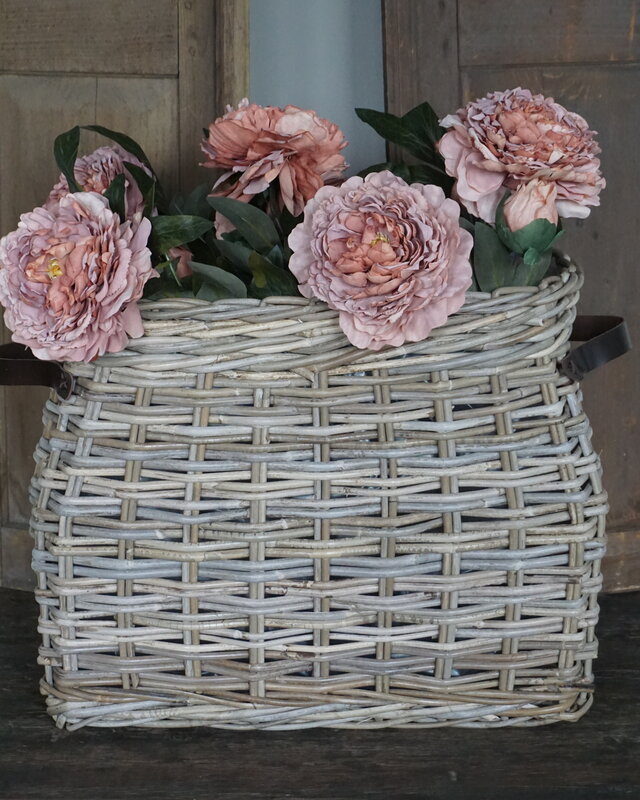 Rene Houtman Vensterbank Mand | Rotan | Large | H43 x B53 x D32 cm