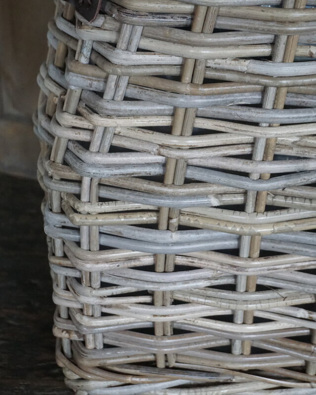 Rene Houtman Vensterbank Mand | Rotan | Large | H43 x B53 x D32 cm