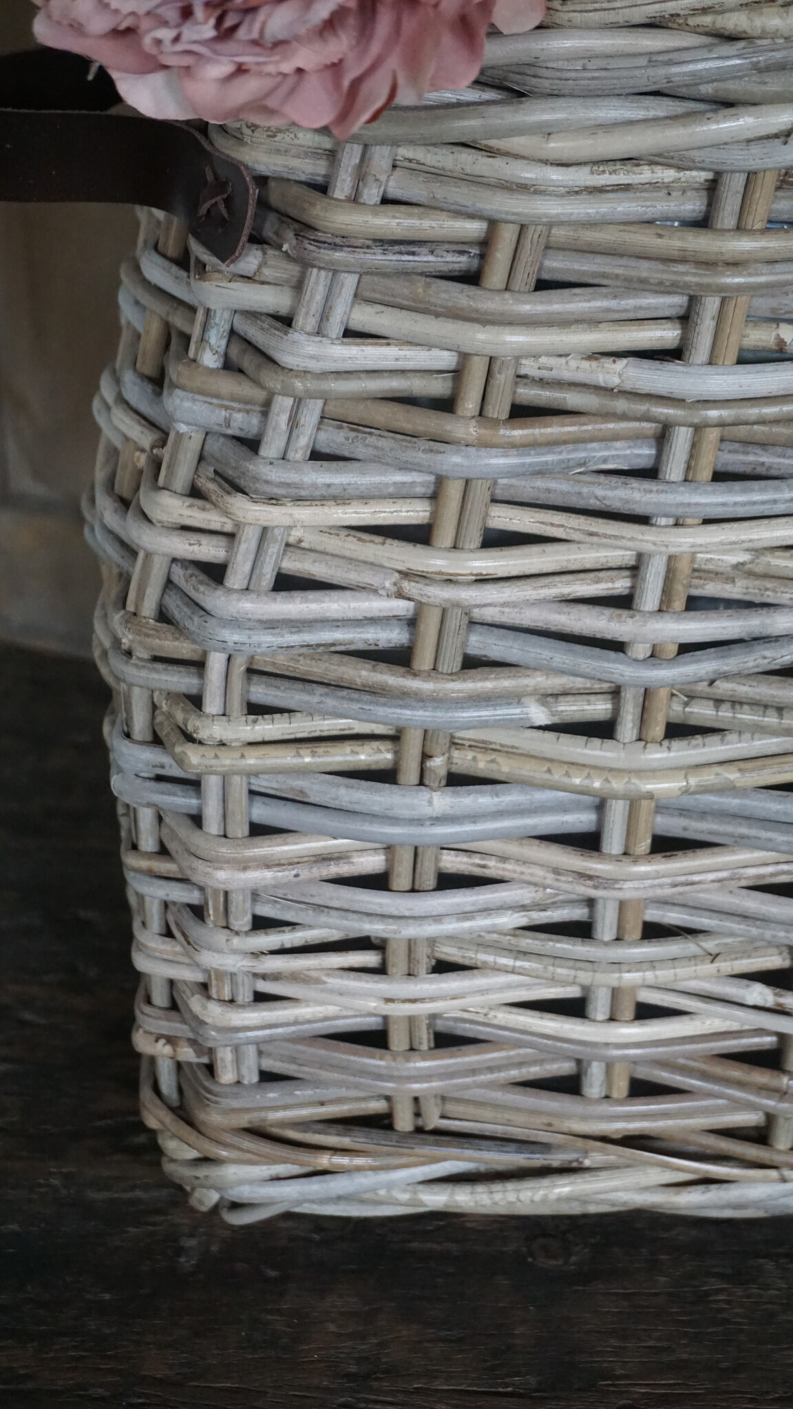 Rene Houtman Vensterbank Mand | Rotan | Large | H43 x B53 x D32 cm