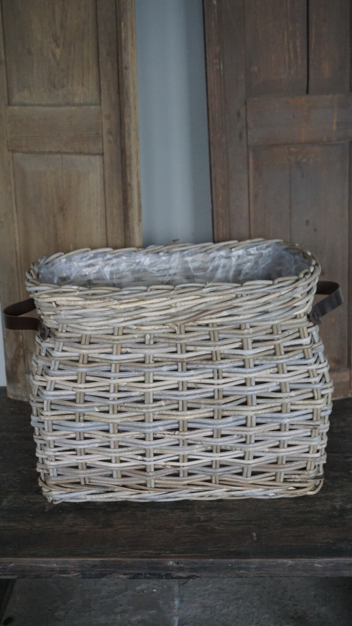 Rene Houtman Vensterbank Mand | Rotan | Large | H43 x B53 x D32 cm