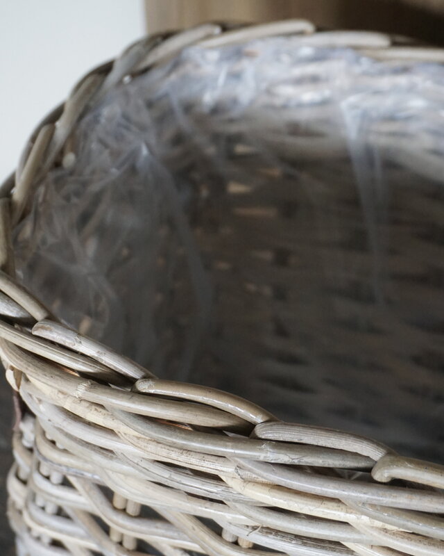 Rene Houtman Vensterbank Mand | Rotan | Large | H43 x B53 x D32 cm
