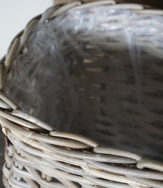 Rene Houtman Vensterbank Mand | Rotan | Large | H43 x B53 x D32 cm