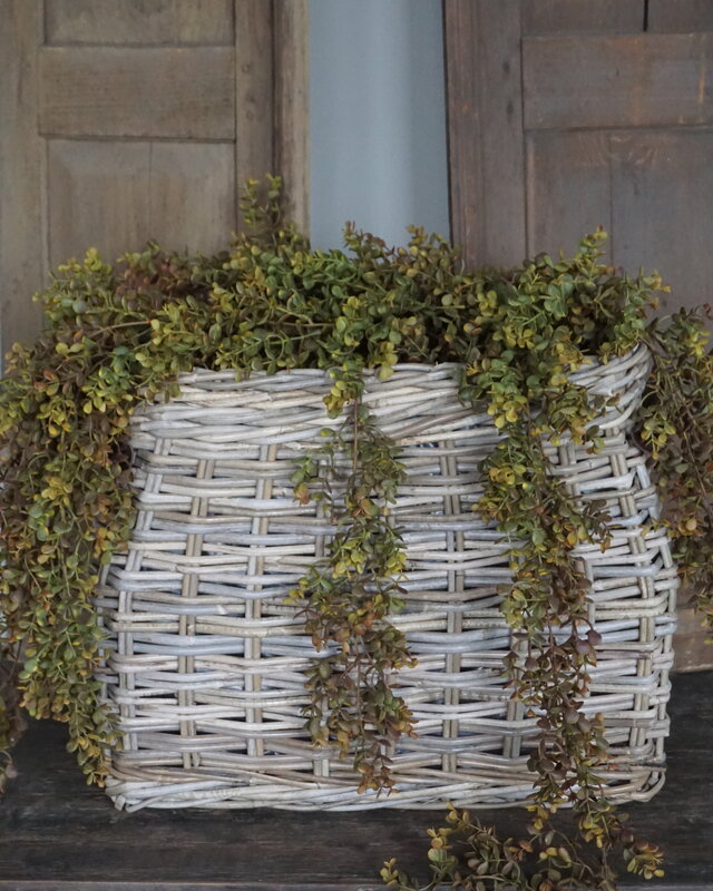 Rene Houtman Vensterbank Mand | Rotan | Large | H43 x B53 x D32 cm