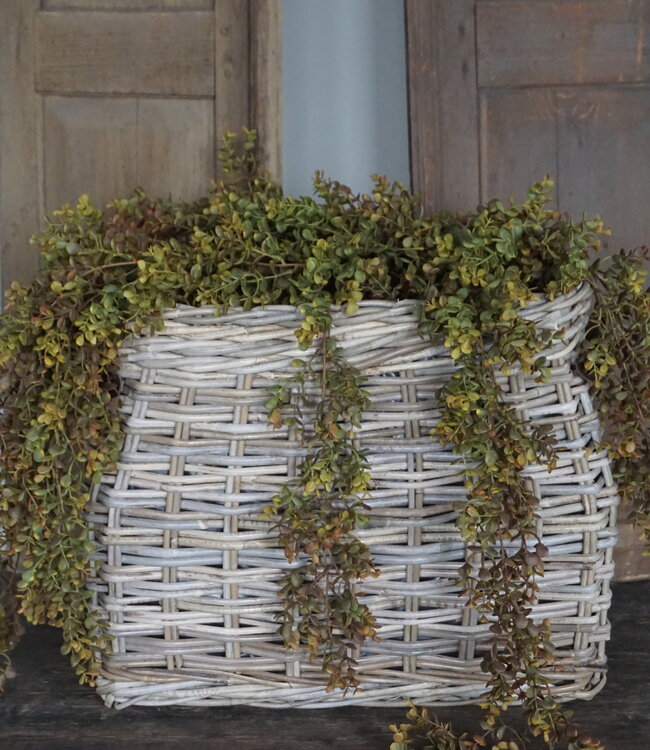 Rene Houtman Vensterbank Mand | Rotan | Large | H43 x B53 x D32 cm