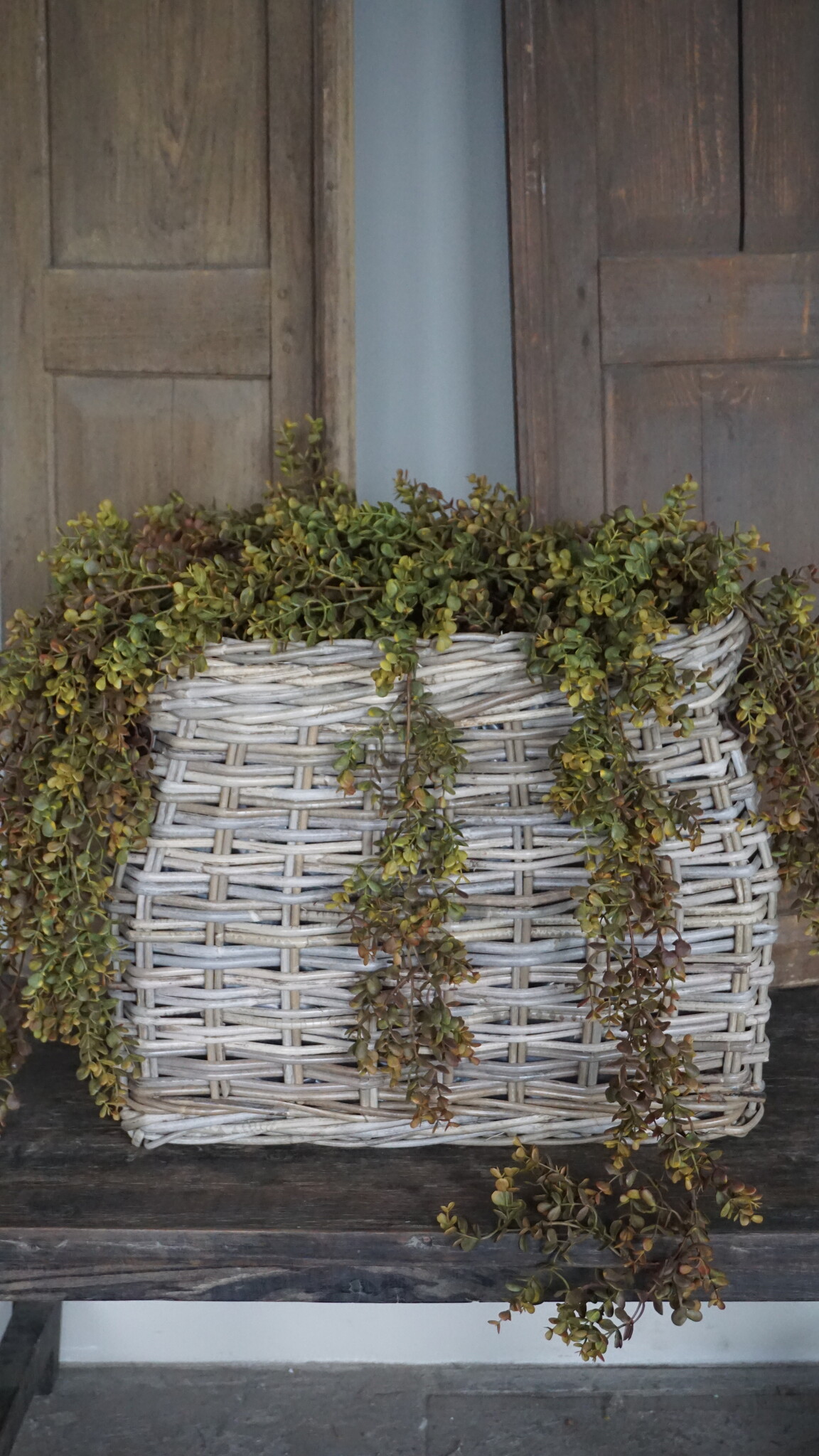 Rene Houtman Vensterbank Mand | Rotan | Large | H43 x B53 x D32 cm