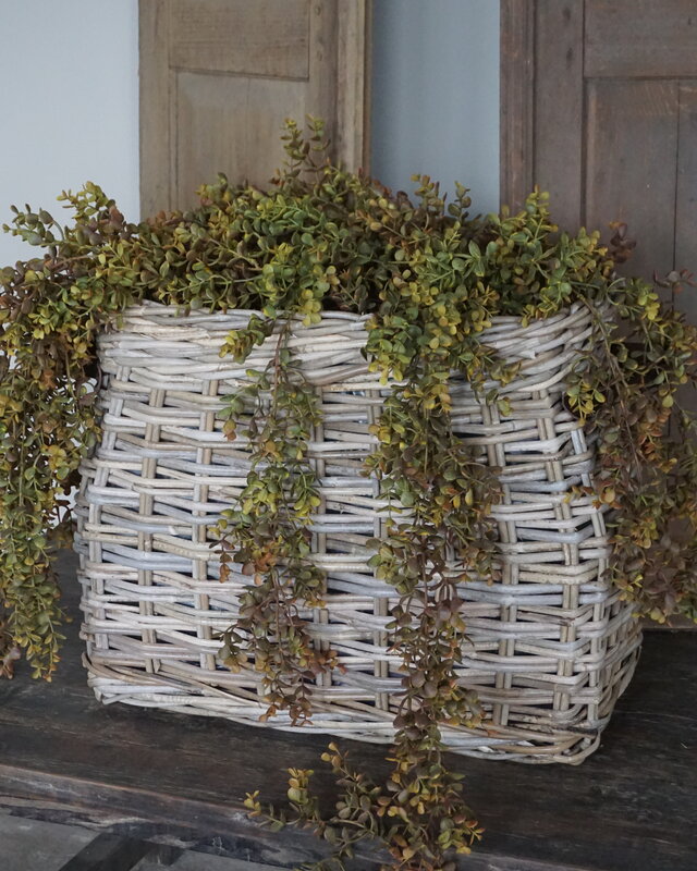Rene Houtman Vensterbank Mand | Rotan | Large | H43 x B53 x D32 cm