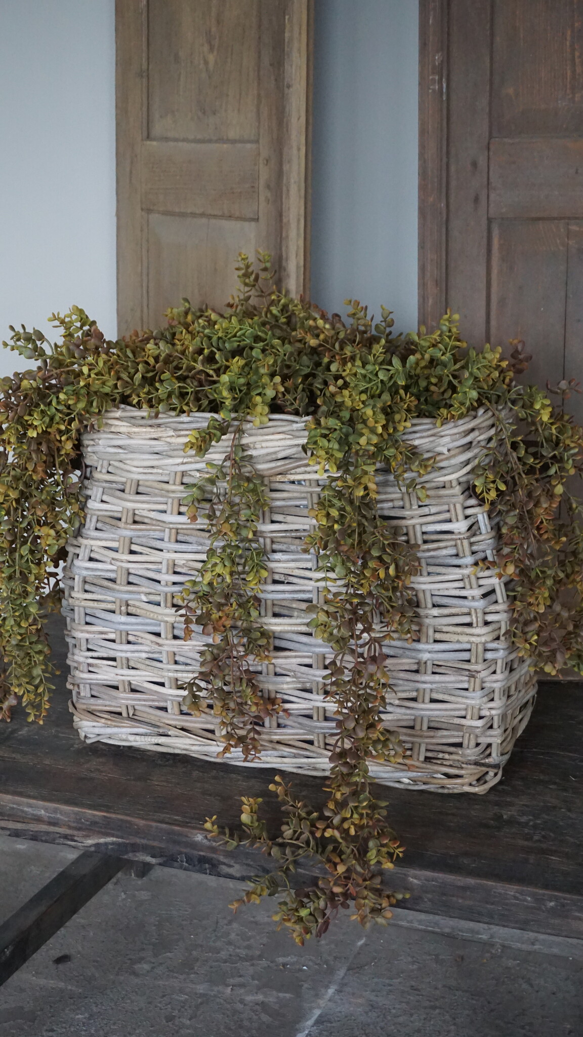 Rene Houtman Vensterbank Mand | Rotan | Large | H43 x B53 x D32 cm