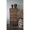 Ladenkast Barrano 51x34x122 cm 5 lades