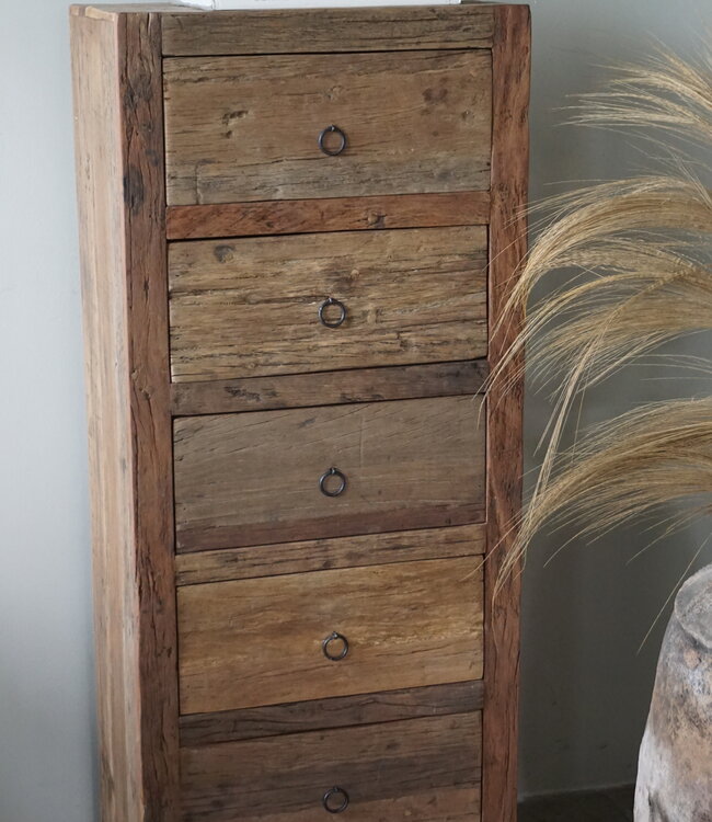 Rene Houtman Ladenkast Barrano 51x34x122 cm 5 lades