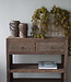 Rene Houtman Sidetable Wandtafel Oud Hout 2 Lades L100xD38xH90 cm