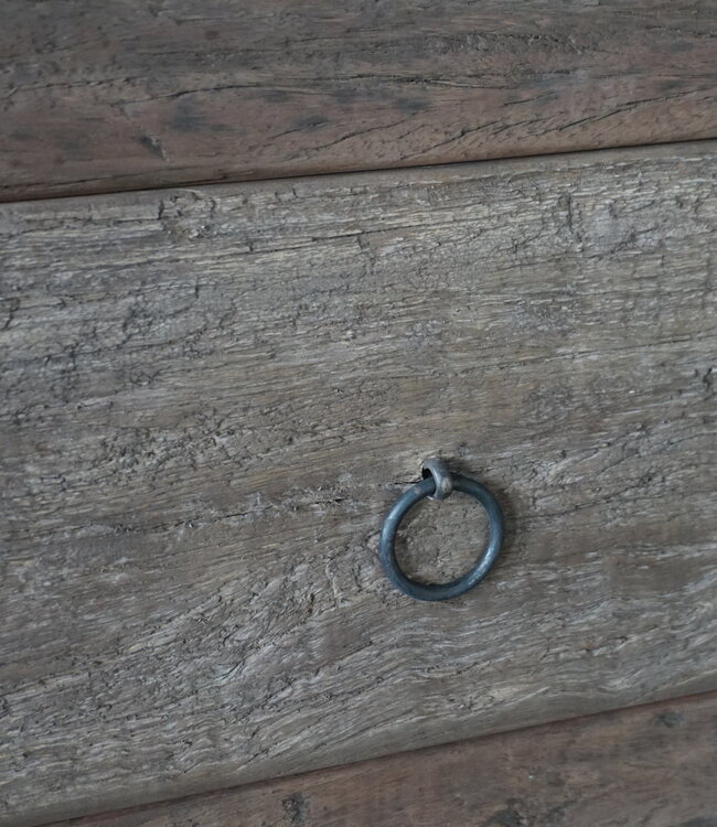 Rene Houtman Sidetable Wandtafel Oud Hout 2 Lades L100xD38xH90 cm