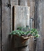 Rene Houtman Wand Kaarshouder Larix Hout Set - Console + Windlicht + Kaarshouder + Kransje
