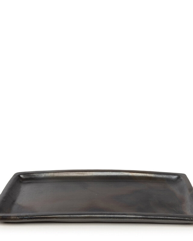 Bazar Bizar The Burned Sushi Bord - Zwart - L36 x B17 cm