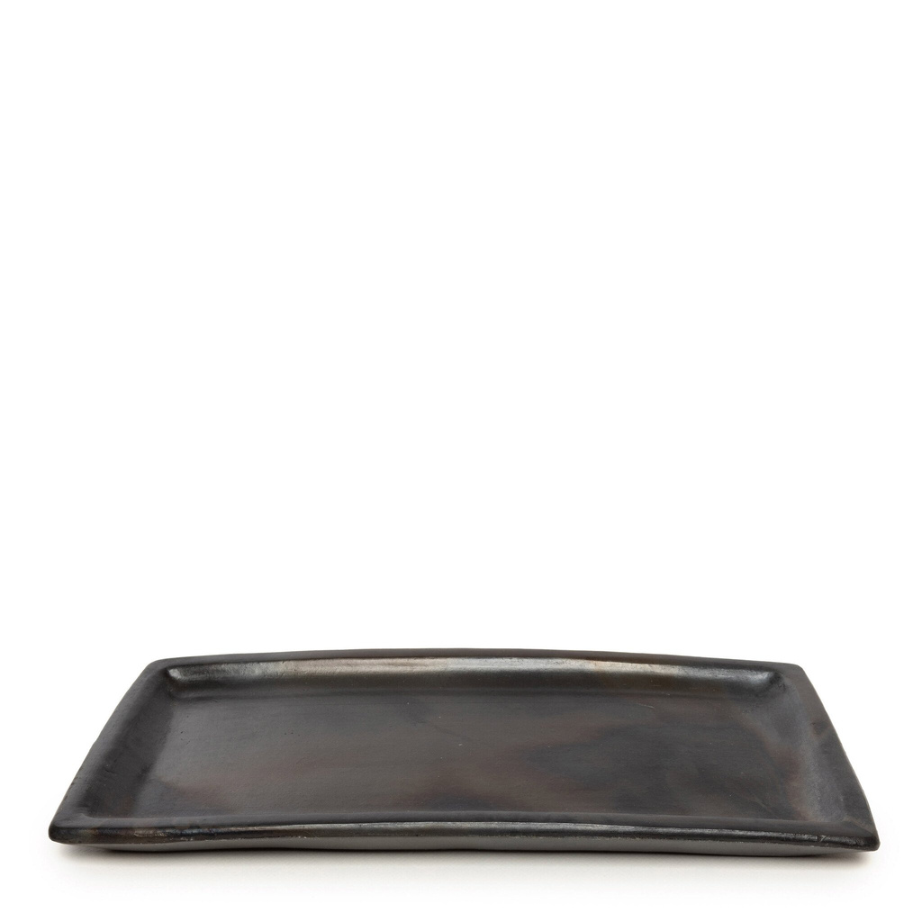 Bazar Bizar The Burned Sushi Bord - Zwart - L36 x B17 cm