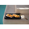 The Burned Sushi Bord - Zwart - L36 x B17 cm