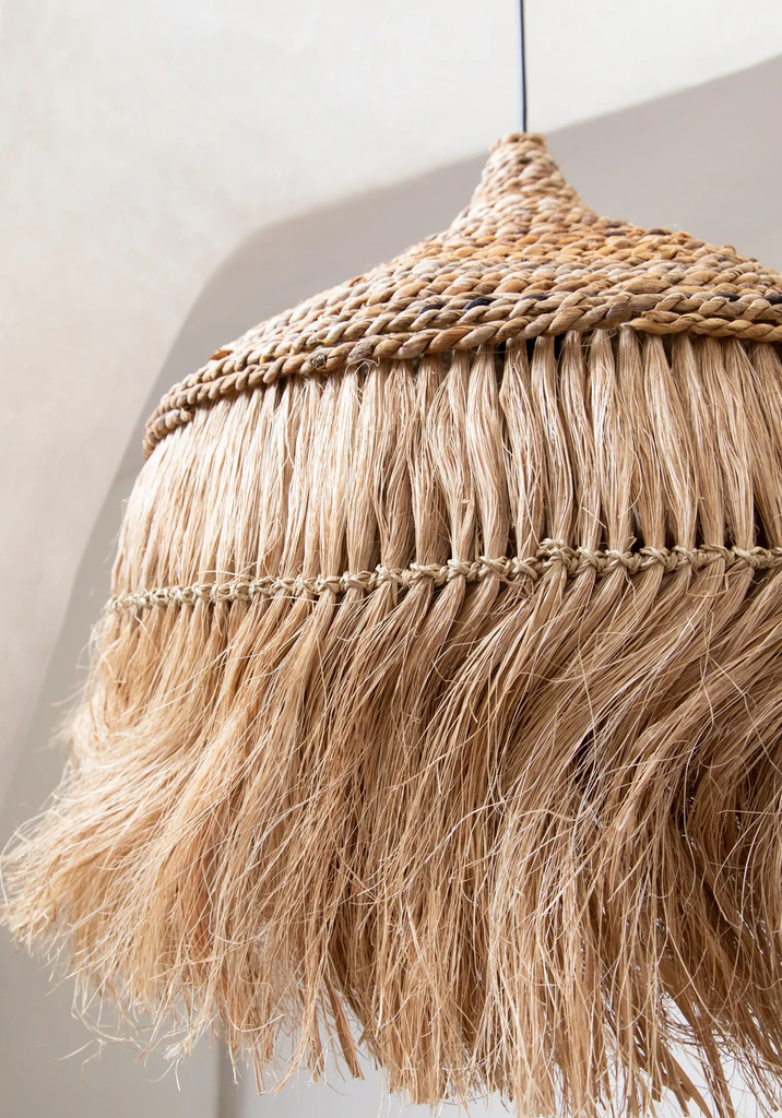 Bazar Bizar De Abaca Hoola Hanglamp - Naturel - L