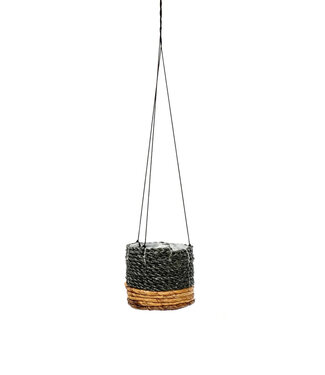 Bazar Bizar De Bananen Plantenhanger - Natuurlijk Zwart - S